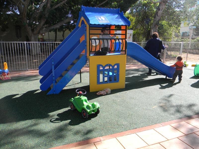 renovated playground
