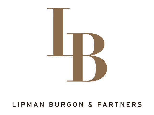lb and lipman burgon & partners in gold large