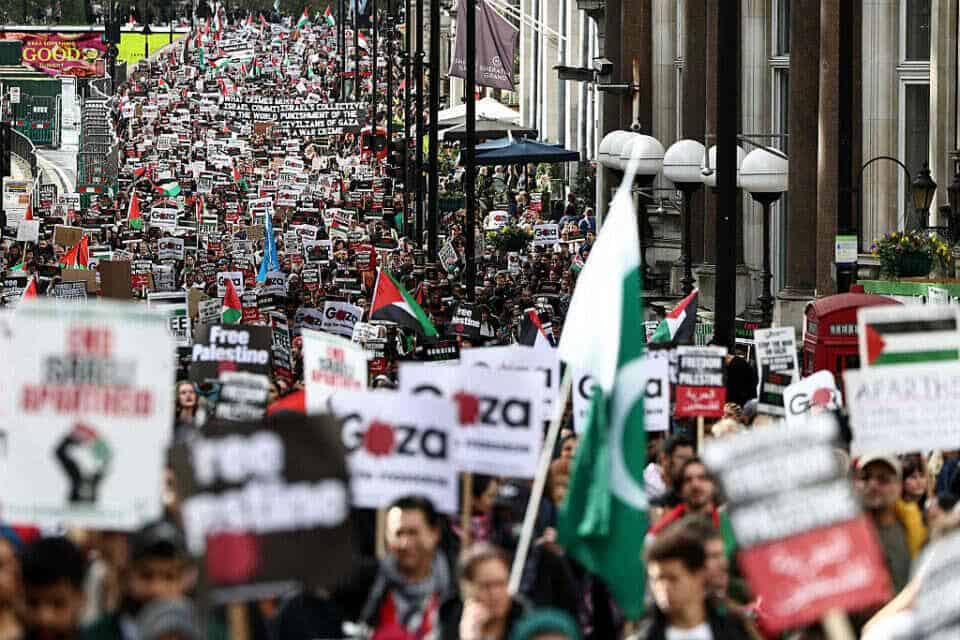 mass protests against israel